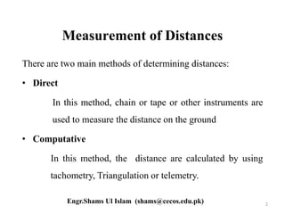 survey measurments | PDF