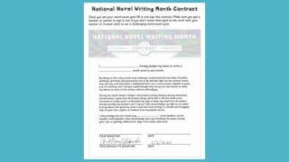Week one of NaNoWriMo Young Writers Program