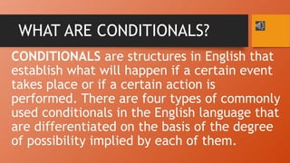Mastering English Conditionals and Verb Tenses Through Song Analysis | PPTX