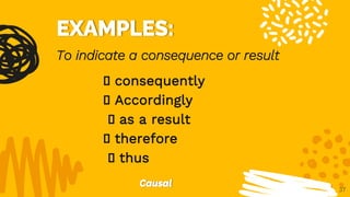 37
consequently
Accordingly
as a result
therefore
thus
To indicate a consequence or result
 