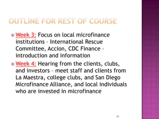 Activities are limited by donations