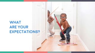 WHAT
ARE YOUR
EXPECTATIONS?
 