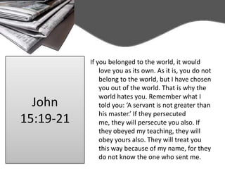 God does have wonderful plans for us as we follow Jesus, plans that make us rejoice!