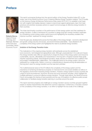 WEF Report: Fostering effective energy transition 2019 | PDF