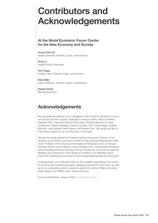 Global Gender Gap Report 2023 