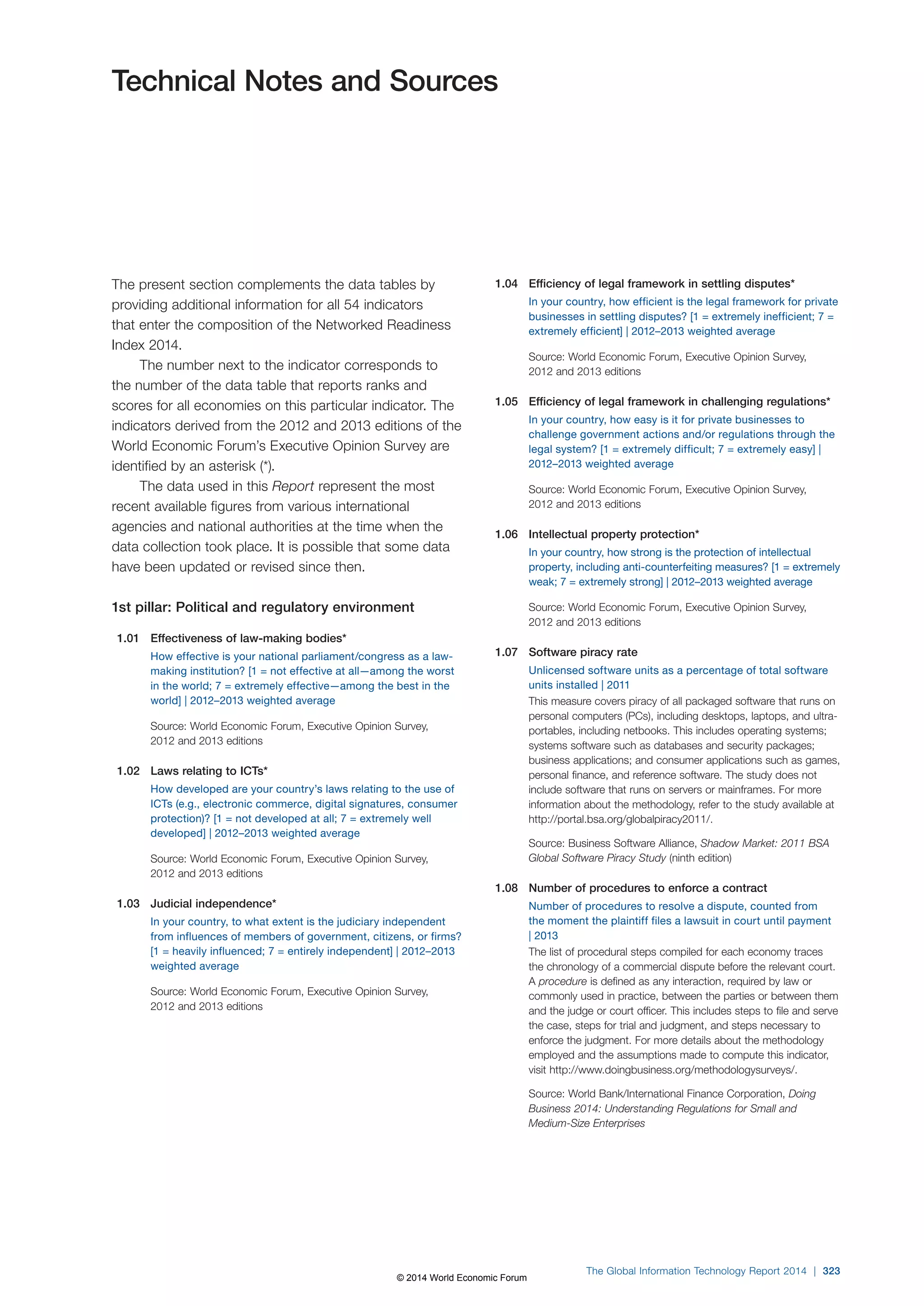 Wef global informationtechnology report 2014