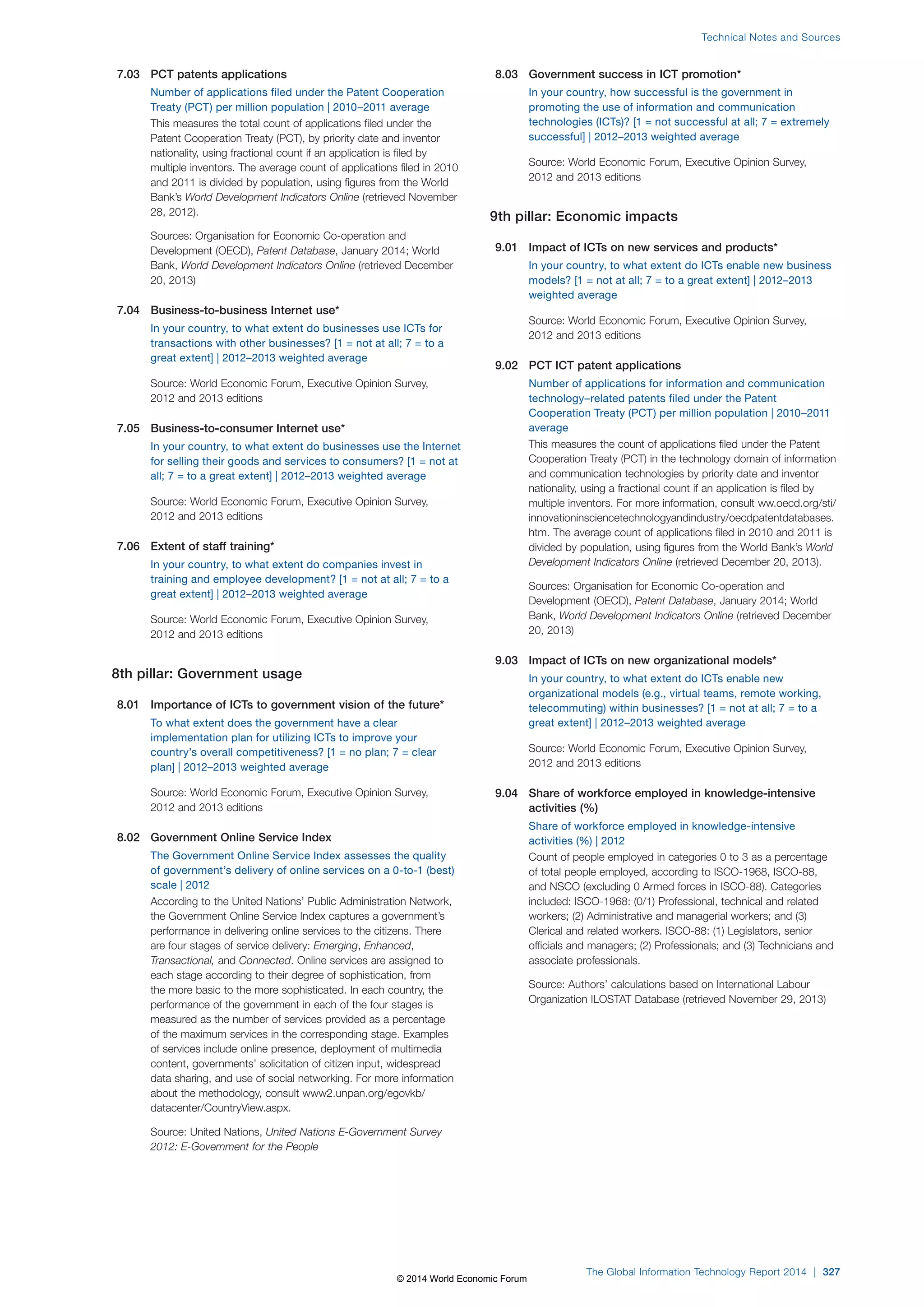 Wef global informationtechnology report 2014
