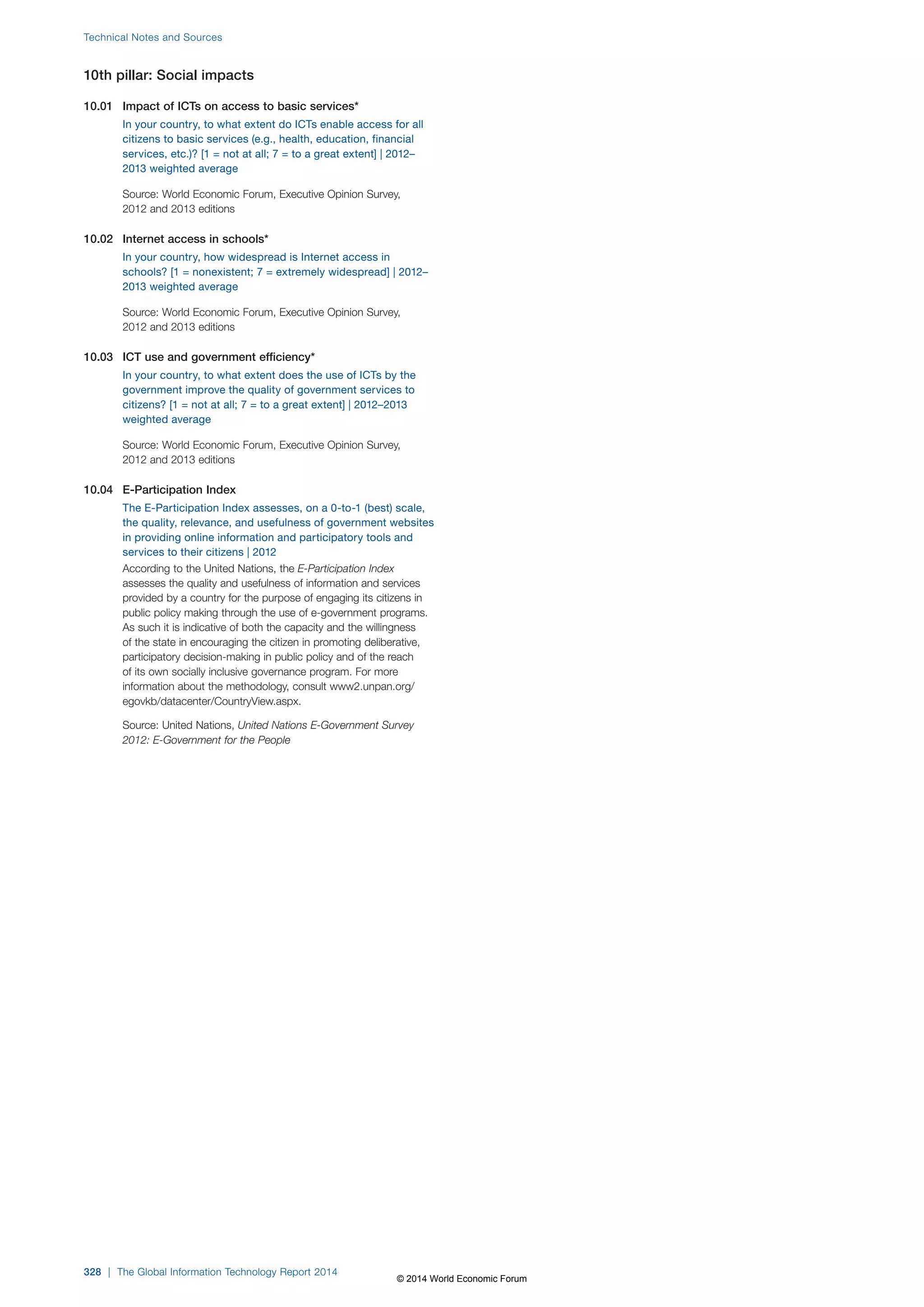 Wef global informationtechnology report 2014