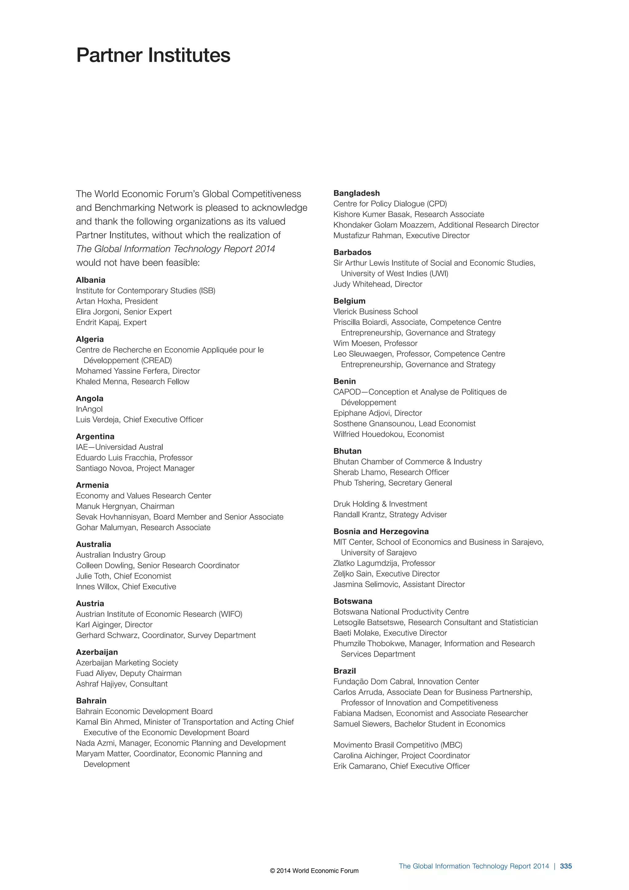 Wef global informationtechnology report 2014