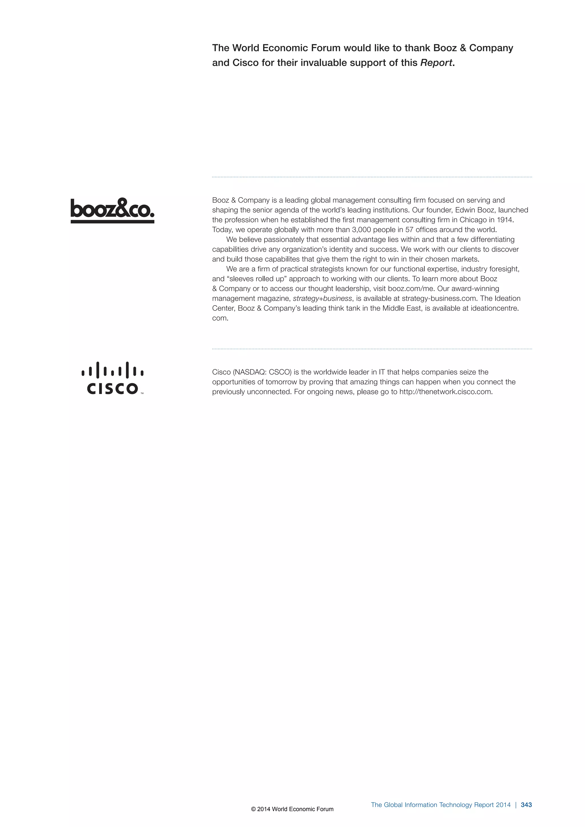 Wef global informationtechnology report 2014