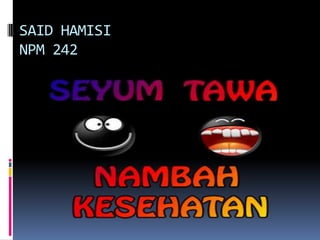 SAID HAMISI
NPM 242
 
