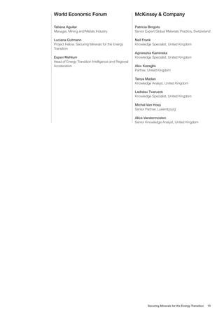 WEF Securing Minerals for the Energy Transition 2023 | PDF