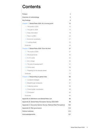 World Economic Forum : The Global Risks Report 2024 | PDF