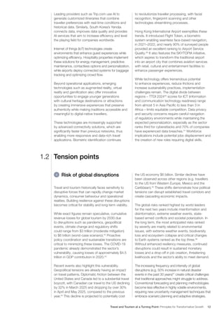Travel and Tourism at a Turning Point: Principles for Transformative ...