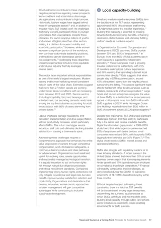 Travel and Tourism at a Turning Point: Principles for Transformative ...