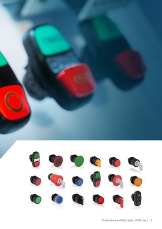 www.weg.net
5Pushbuttons and Pilot Lights - CSW Line
 