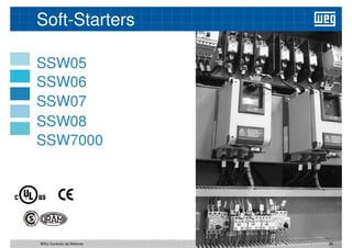 Soft-Starters
SSW05
SSW06
SSW06
SSW07
SSW08
SSW7000
28
WAU Controlo de Motores
 