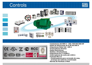 Controls
-
- Contactores até 800 A
Contactores até 800 A –
– DOL 440 kW/600 HP
DOL 440 kW/600 HP
-
- Contactores até 800 A
Contactores até 800 A –
– DOL 440 kW/600 HP
DOL 440 kW/600 HP
-
- Relés de Sobrecarga de 0,28 até 840 A
Relés de Sobrecarga de 0,28 até 840 A
-
- Disjuntores
Disjuntores-
-Motor até 100 A
Motor até 100 A
-
- Arrancadores directos
Arrancadores directos
-
- Relés Electrónicos
Relés Electrónicos
-
- Botões e Sinalizadores
Botões e Sinalizadores
-
- Disjuntores de 2 a 6300 A
Disjuntores de 2 a 6300 A
-
- Interruptores de corte até
Interruptores de corte até 1250 A
1250 A
-
- Fusíveis NH e D
Fusíveis NH e D
-
- Condensadores para correcção do
Condensadores para correcção do cosy
cosy,
,
arranque de motores e iluminação
arranque de motores e iluminação
-
- Bornes de Parafuso e Mola
Bornes de Parafuso e Mola
 