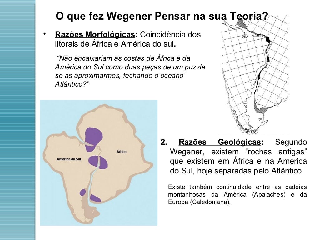A Teoria da Deriva Continental