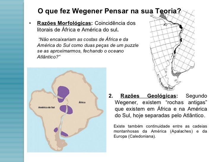 O Que Afirma A Teoria Da Deriva Continental