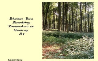 Schneiders - Kreuz
Bormeckeberg,
Prozessionskreuz am
Wanderweg
A5

Günter Risse

 