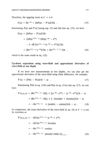 New Green's Theorem- Dr. Arthur Weglein