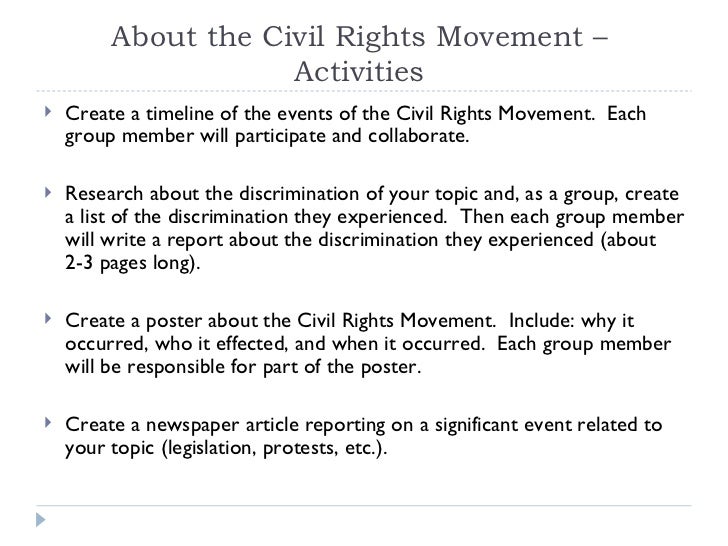 Civil rights apush essay