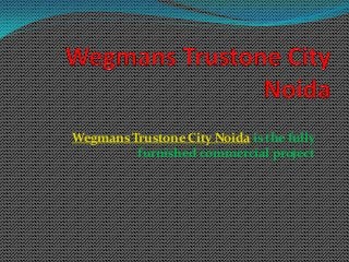 Wegmans Trustone City Noida is the fully
furnished commercial project
 