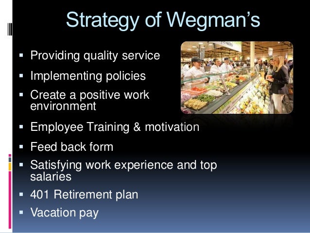 Wegmans Organizational Chart