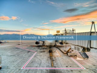 !
Diversity & Inclusion Framework!
 