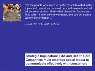 WEGO Health FDA Post-Presentation Data
