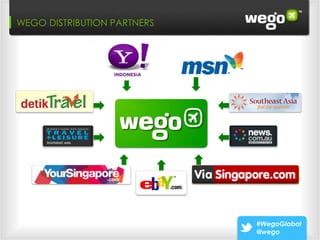 Wego: DISTRIBUTION PARTNERS Leads “Ready To Buy”
WEGO 3 Paths that Make




                                         #WegoGlobal
                                         @wego
 