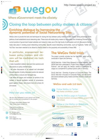 wegov_poster.pdf 1 3/9/2011 12:25:45 PM




 C



 M



 Y



CM



MY



CY



CMY



 K
 