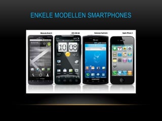 ENKELE MODELLEN SMARTPHONES
 
