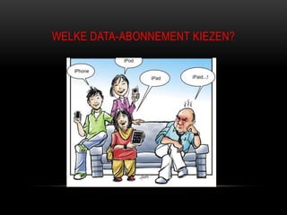 WELKE DATA-ABONNEMENT KIEZEN?
 