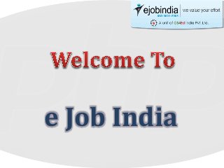 e Job India
 