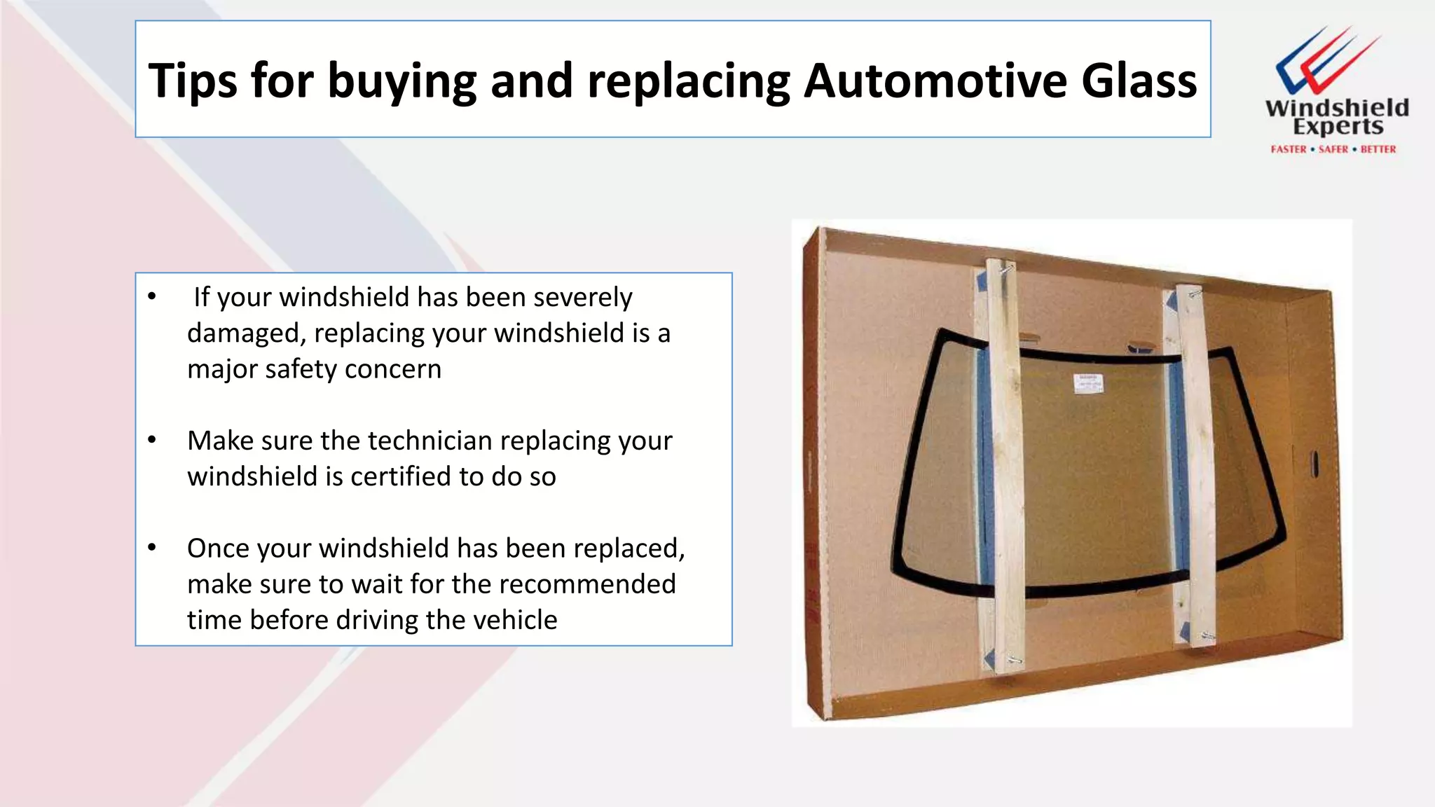 History of windshield PPT