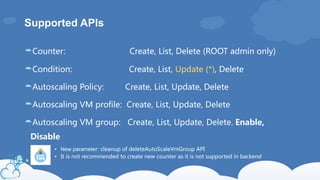 configuring autoscale with using cloudstack virtual... VM Autoscaling With CloudStack VR As Network Provider | PDF
