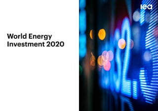 World Energy
Investment 2020
 