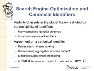 PersistenceNot technological, but rather, a function of the commitment of organizations