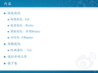 	

l?? Ż	

l?? Ż - Yaf	

l?? Ż - Weibo	

l?? ģŻ - Smarty	

l?? л - CBigpipe	

l?? ṹŻ	

l?? PL C Yar	

l?? еĹ	

l?? 	

5 ?
 