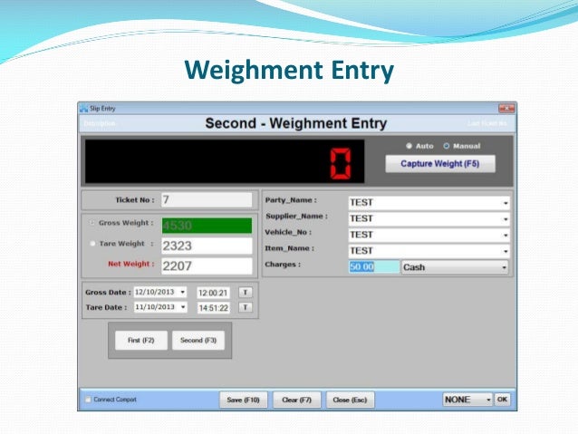 Weighbridge Software