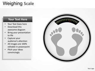 Weighing scale powerpoint presentation templates | PPTX