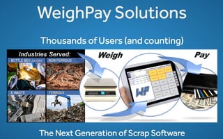 WeighPay POS Industrial Point of Sale