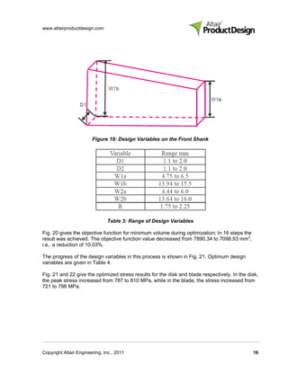 Weight Optimization of Turbine Blades - Technical Paper | PDF