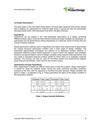 Weight Optimization of Turbine Blades - Technical Paper | PDF