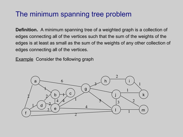 Weighted graphs | PPT