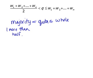 Weighted voting | PPT