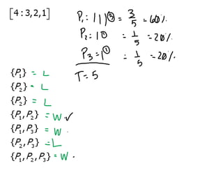 Weighted Voting Example Math Weighted voting | PPT