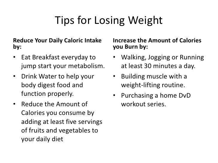 Weight loss = burning more calories than you